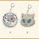 Inosuke Anime Keychain Acrylic Pig Bag Pendent Accessories Collection
