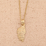 Corsica La Corse Map Pendant Necklace, Maps Jewelry