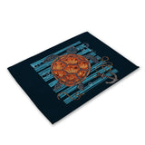 Hawaiian Sea Turtle Linen Placemat Insulated Table Setting