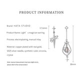 Haya Studio Tassel Drop Earrings Silver Needles Engagement Jewelry