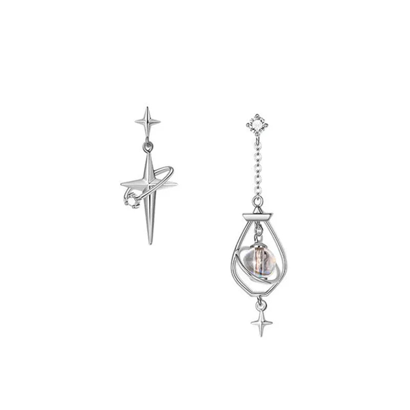 Haya Studio Tassel Drop Earrings Silver Needles Engagement Jewelry