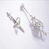 Haya Studio Tassel Drop Earrings Silver Needles Engagement Jewelry