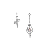 Haya Studio Tassel Drop Earrings Silver Needles Engagement Jewelry