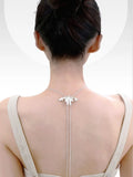 Haya Studio Moth Pendant Women Necklace Crystal Colar Chain