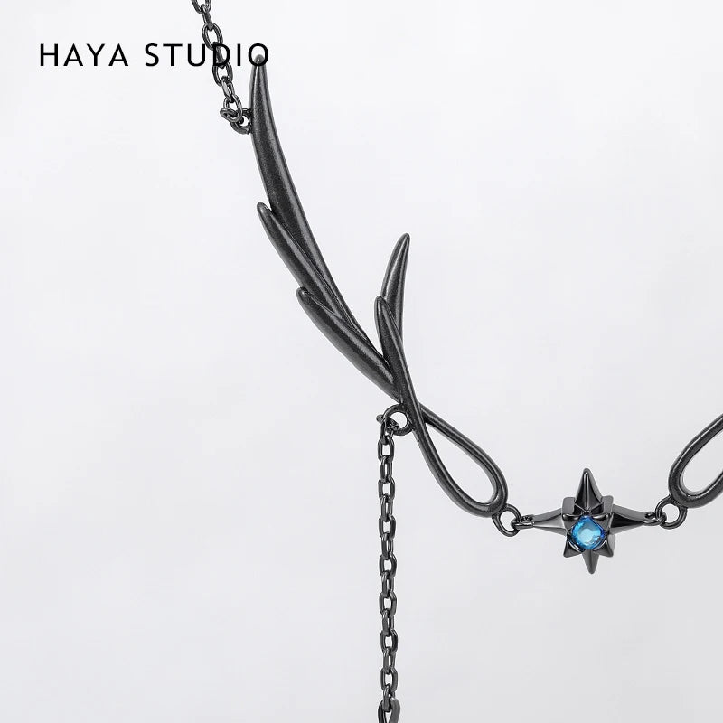 Vintage Ctystal Choker Pendant Necklace Women