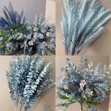 Artificial Eucalyptus Leaf Plants for Home Decor