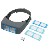 Head-Mounted Magnifying Glass for Clock Repair and Jewelry Making