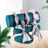 2-Layer Headband Holder Jewelry Display Stand Hair Hoop Organizer