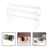 Clear Headband Display Organizer Storage Rack Hair Hoop Display Stand