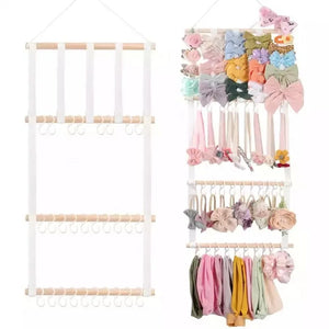 Headband Holder Hair Bows Organizer For Women Girls Hanging Scrunchie