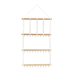 Wood Hair Band Holder Wall Door Hanging Organizer