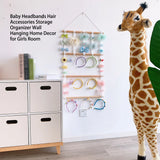 Wood Hair Band Holder Wall Door Hanging Organizer