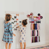Wood Hair Band Holder Wall Door Hanging Organizer