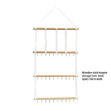 Wood Hair Band Holder Wall Door Hanging Organizer