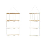 Wood Hair Band Holder Wall Door Hanging Organizer