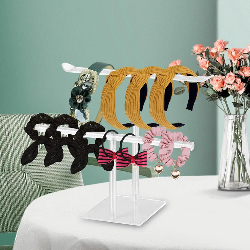 Headband Holder with Stable Base Hair Hoop Organizer