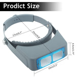 Headband Magnifier Binocular Magnifying Glass Jewelry Magnifiers Head-mounted
