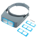Headband Magnifier Binocular Mounted Magnifier Loupe Jewelry Visor