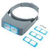 Headband Magnifier Binocular Mounted Magnifier Loupe Jewelry Visor