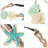 Mermaid Hair Beach Hairband Star Sea Bridal Headpiece