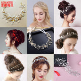 Bride Headpiece Tiara Hair Jewelry Crystal Pearl Bridal Wedding Hair Accessories