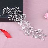 Bride Headpiece Tiara Hair Jewelry Crystal Pearl Bridal Wedding Hair Accessories
