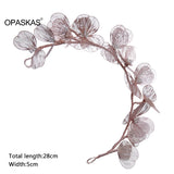 Flower Fairy Headband for Women Wedding Hair Accessories Girls Prom Headwear