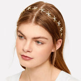 Starfish Rhinestone Headband Wedding Hair Jewelry
