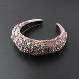 Exaggerated Baroque Rhinestone Hair Hoop for Women