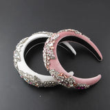Exaggerated Baroque Rhinestone Hair Hoop for Women