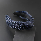 Leather Pearl Hair Hoop Women's Casual Hair Accessories