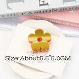 Acetic Acid Plate Hairpin 5.5CM Flower Hair Clip