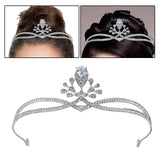 Rhinestone Bridal Headpiece for Halloween Photography Props
