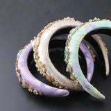 Baroque Rhinestone Headband Palace Thick Sponge Headband