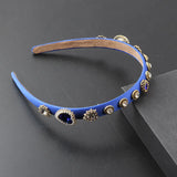 Small Rhinestone Peach Heart Headband Ladies Street Style Hair Accessory