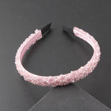 Crystal Braided Thin Hairband Prom Bridal Headwear 872