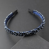 Crystal Braided Thin Hairband Prom Bridal Headwear 872