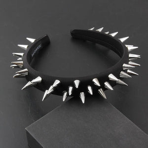 Thin Sponge Rivet Hair Hoop Party Hair Accessories