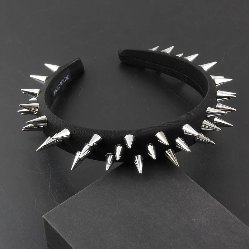Thin Sponge Rivet Hair Hoop Party Hair Accessories
