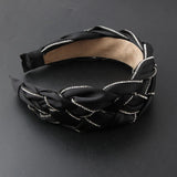Braided Twist Headband Rhinestone Hairpin