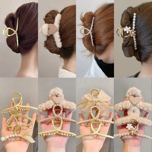 Hair Clip Women Hairpins Large Hair Claw Crab Female Barrette Hair Accessories