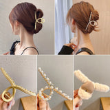 Hair Clip Women Hairpins Large Hair Claw Crab Female Barrette Hair Accessories