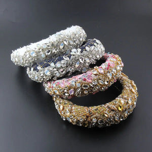 Baroque Rhinestone Hair Hoop Ladies Dance Party Hair Accessory