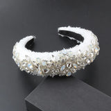Baroque Rhinestone Hair Hoop Ladies Dance Party Hair Accessory