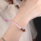 7 Chakra Crystal Stone Beads Bracelet Buddha Stress Relief Unisex Jewelry
