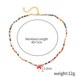 Bohemian Gem Gravel Natural Stone Multi-layer Necklace