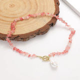 Bohemian Gem Gravel Natural Stone Multi-layer Necklace