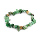 Healing Bracelet with Crystal Spacer Anxiety Natural Stone Men Women