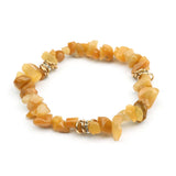 Healing Bracelet with Crystal Spacer Anxiety Natural Stone Men Women
