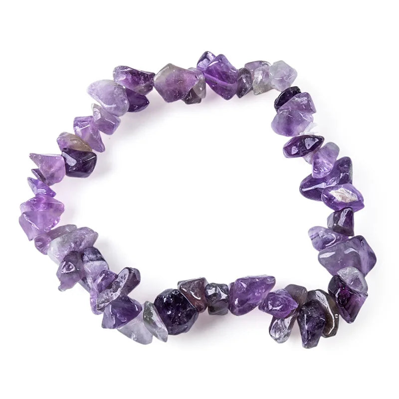 Healing Chakra Bracelet Natural Stone Women Stress Relief Reiki Yoga